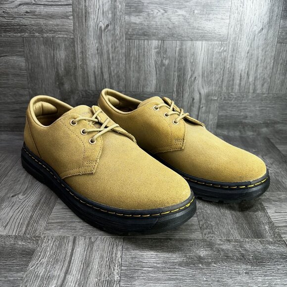 Dr. Martens Crewson Lo Men's size 13 Wheat Suede Oxford Shoes - Picture 5 of 8